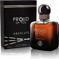 PROUD OF YOU IS IS A CLONE OF STRONGER BY YOU   Proud Of You Absolute by Fragrance World is a Amber Fougere fragrance for men.   Top notes are Rum, elemi and Bergamot   Middle notes are Lavender and Davana   Base notes are madagascar vanilla, chestnut, cedar and patchouli.